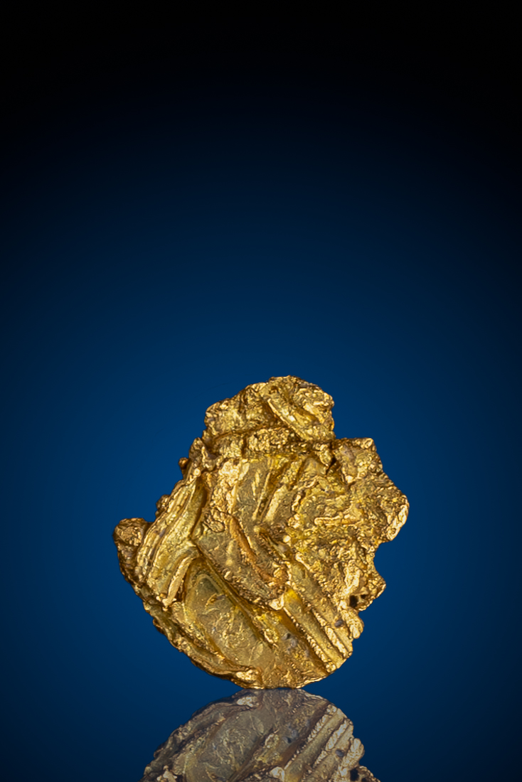 (image for) Intricate Formation on this Crystallized Gold from the Yukon - 1.07 grams